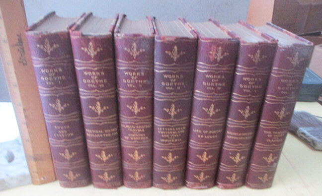 7Vols,WORKS Of GOETHE,1902,J.W.Von Goethe,Illustrated,Ltd Edition