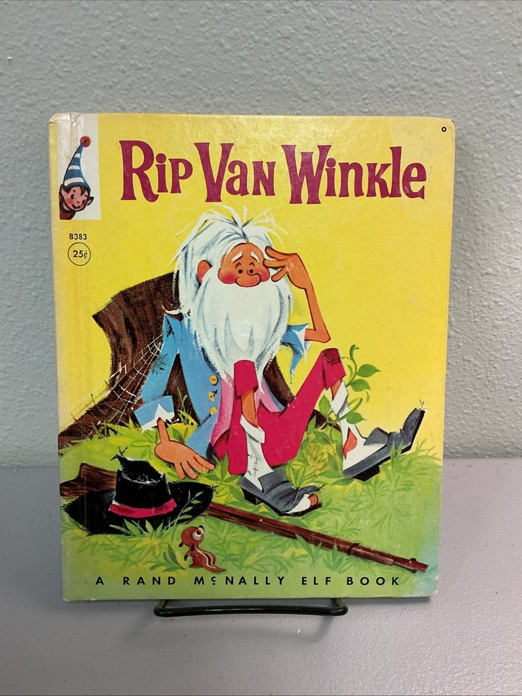 RARE/VINTAGE RIP VAN WINKLE CLASSIC CHILD CHILDRENS KIDS ELF BOOK (1961)