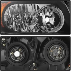 Headlights Assembly Compatible with 2006 2007 2008 Toyota Rav4 Black Headlamp Re
