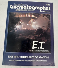 American Cinematographer January 1983 E.T. The Extra-Terrestrial F+