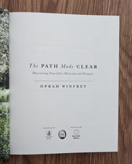 SIGNED by Oprah – Path Made Clear: Discovering Your Life’s Direction and Purpose