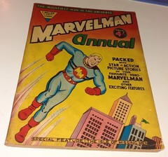 MARVELMAN ANNUAL no.1 L Miller UK 1954 scarce MICK ANGLO Miracleman Alan Moore