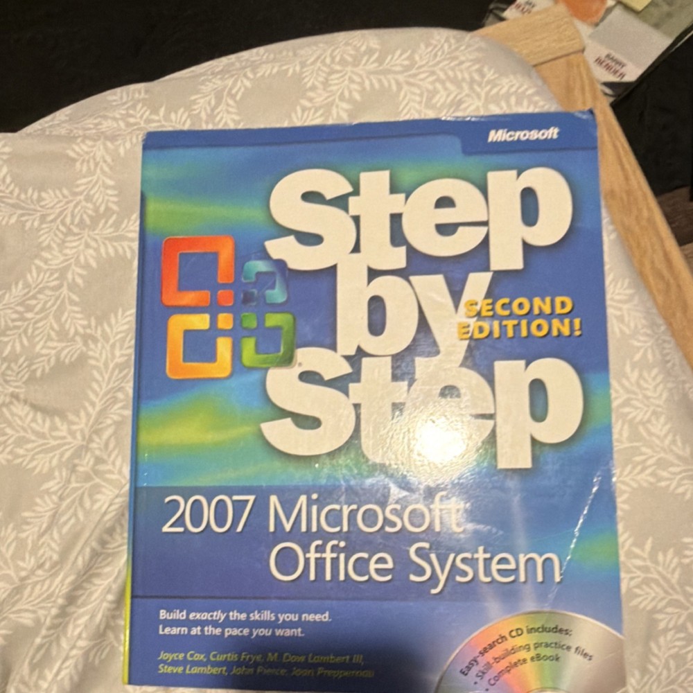 Microsoft Press 2007 Office System Step by Step 2nd Ed Paperback Includes CD
