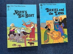 Palm Tree Bible Stories LOT RARE 1980s: Noah’s Big Boat and Daniel And The Lions
