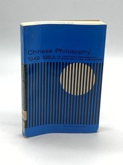 Chinese Philosophy 1949-1963 An Annotated Bibliography of Mainland China