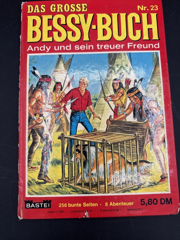 Das Grosse Bessy-Bunch Be 23 Andy Und Sein Treuer Freund Bastei German Book HTF