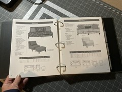 Norwalk Furniture Salesman Binder Catalog, Couch, Chair, Dimensions, 200 Pages