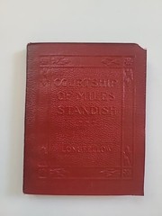 Vintage Little Leather Library Red Miniature Books Lot of 4 Longfellow Tennyson