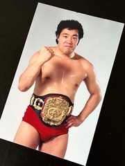 Marubelldo Jumbo Tsuruta Bromide Card 5.5×3.5in Slight Wrinkles