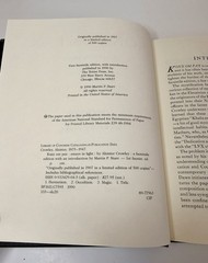Aleister Crowley; ‘Konx Om Pax’, 1990 Teitan Press Occult RARE