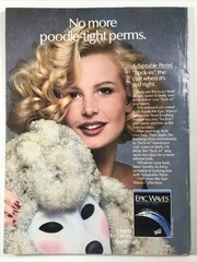 GLAMOUR magazine January 1990-Fashion makeup hair Confidence, Claudia Schiffer