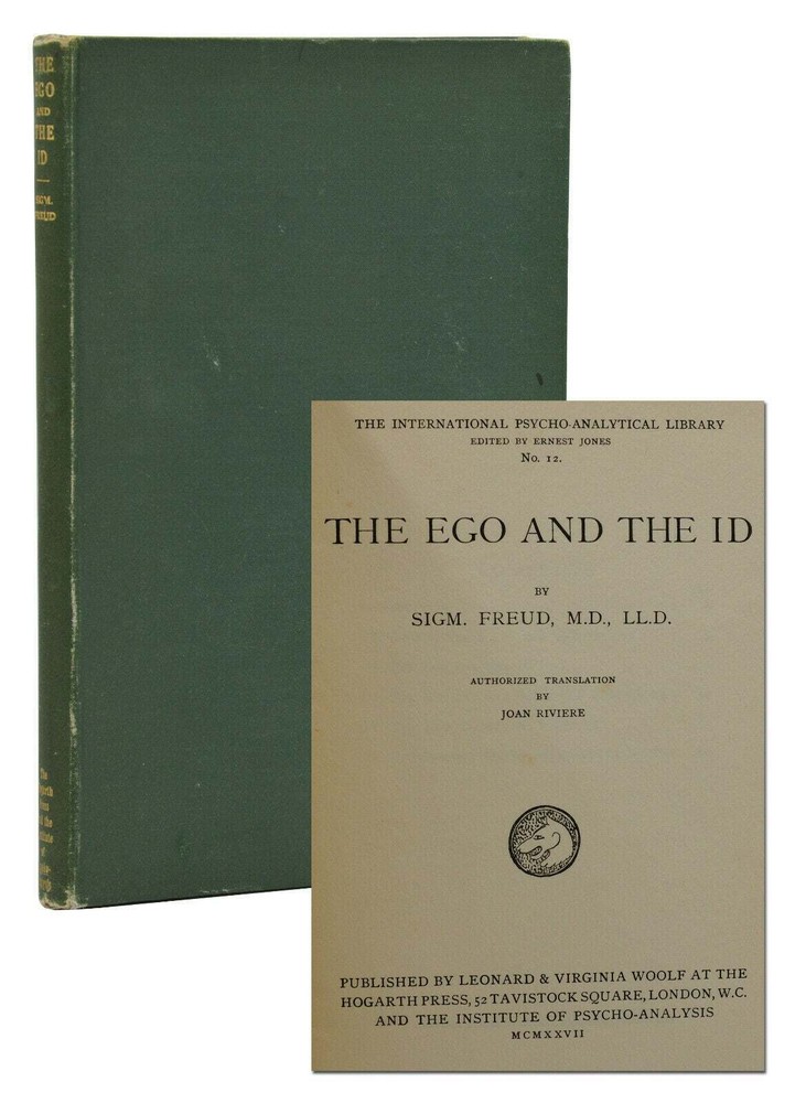 Ego and the Id ~ SIGMUND FREUD ~ First Edition in English 1st 1927 Hogarth Press