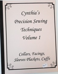 Cynthia Guffey Cynthia’s Precision Sewing Techniques Volume 1 Sewing Book EC
