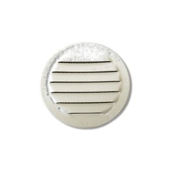 Maurice Franklinouver 1.5 in X 1.5 in White Aluminum Mini Louver RLW-100 1.5