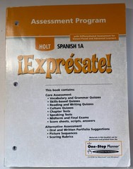 !Expresate! Holt Spanish 1A Assessment Program with CD