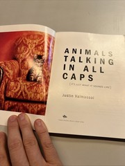 Animals Talking in All Caps: It’s Just – paperback, Justin Valmassoi, 0385347642