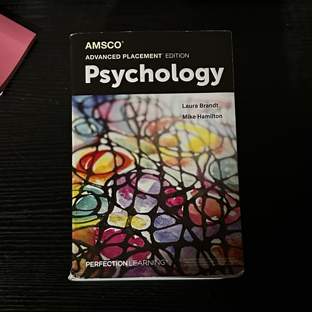 AMSCO AP Psychology 2024 Paperback, Perfection Learning Brandt & Hamilton