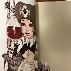 Katsuya Terada Art Book Cover Girls Illustration
