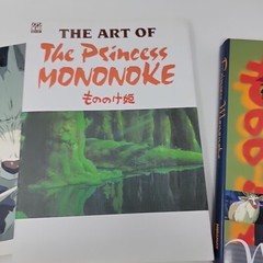 Lot of 3 Princess Mononoke Film Art Books Miyazaki Japanese