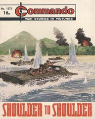 Commando War Stories in Pictures #1575 VG 1982 Stock Image Low Grade