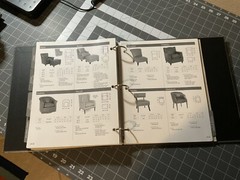 Norwalk Furniture Salesman Binder Catalog, Couch, Chair, Dimensions, 200 Pages