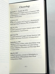 THE CONSTITUTION OF THE USA & DECLARATION OF INDEPENDENCE (Pocket Size) *New*