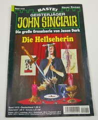 John Sinclair from Jason Dark German 1412 Die Hellseherin Roman Booklets