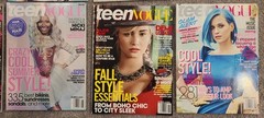 Teen Vogue Fashion Model Y2K Music Runway Magazine Lot Girls catalog Ad 2012