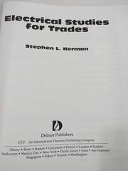 Electrical Studies for Trades by Stephen L. Herman 1997 Textbook Delmar