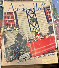 THE AMERICAN HOME Magazine Lot 12 40s-60s vtg house plans design ads cover art