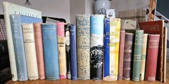 Collection of Old ANTIQUE VINTAGE Books for Decoration 50cm shelf space WB22LOT3