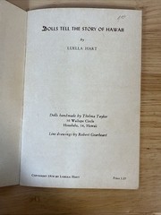 Dolls Tell the Story of Hawaii by Luella Hart 20 Pages 1954