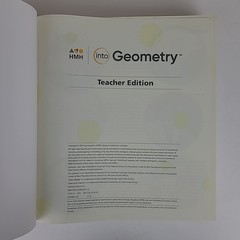 HMH into Geometry COMPLETE Teacher Edition 2020 Kit, Student Textbook Included