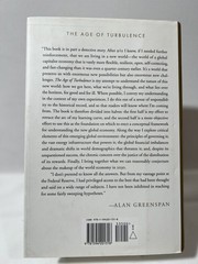 Alan Greenspan The Age of Turbulence Hardcover Book 2007 Economic Insights Polic