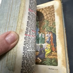 Vintage – Rainbow Bible – Children’s Illustrated KJV – Self-Pronouncing Bible