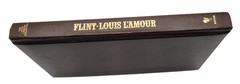 Louis L’Amour Bantam Books Flint Faux Leather Bound Novel Rack Size Edition 1981