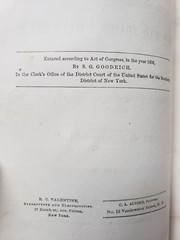 RARE HARDBACK 1856 RECOLLECTIONS OF A LIFE TIME BOOK GOODRICH VOL II 550+ PAGES