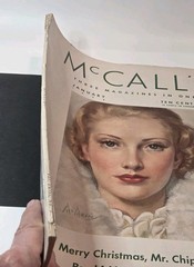 Vtg McCalls’s Mag Jan. 1936 30s Color Ads Fashion Plates Homes Nostalgia READ