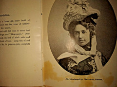 ANTIQUE 1898 PETITE MILLINERY HATS BOOK~MINIATURES FROM PARIS~J.W. LITTLE~AKRON