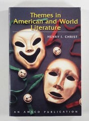 1998 Christ THEMES IN AMERICAN & WORLD LITERATURE English textbook AMSCO tpb