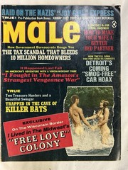 MALE Magazine April 1970 Pulp Stories For Men 102 Pages Vintage