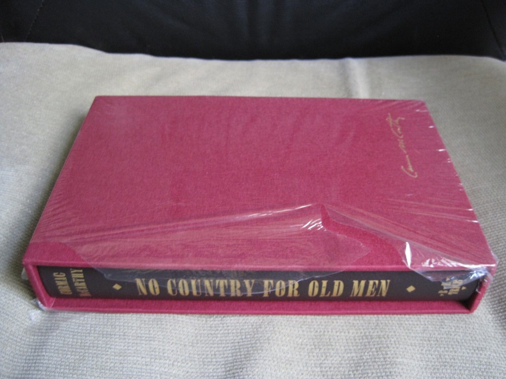 CORMAC MCCARTHY SIGNED – NO COUNTRY FOR OLD MEN LIMITED NUMBERED LUXURY EDITION