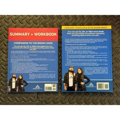 Alex Hormozi $100M Leads Hardcover Book and Summary Workbook Set Marketing Sales