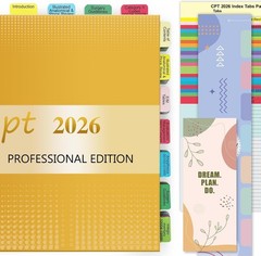 Upgraded Index Tabs for CPT 2026 Professional Edition, Complete CPT Book Tabs…