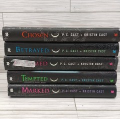 A House Of Night Novel P. C. Cast, Kristin Cast Book Lot Marked Tempted Untamed