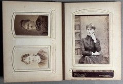 1860s-1910s Pittsburgh & Western PA photo album Aiken Noble families et al