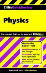 CliffsQuickReview Physics – Paperback By Adams, Scott – VERY GOOD