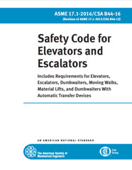 Safety Code for Elevators and Escalators 2016 USA Stock Paperback Free Shipping