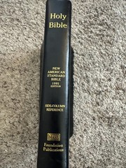 NASB Side-Column Reference – Bonded Leather, by The Lockman Foundation; – Good