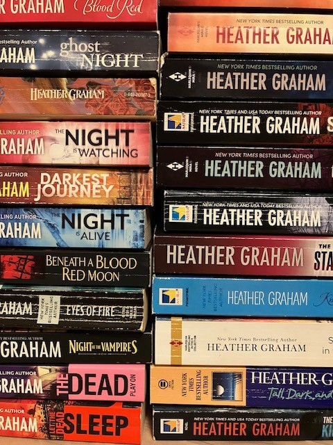 Lot of 10 Heather Graham Paperbacks Random Mix of Books